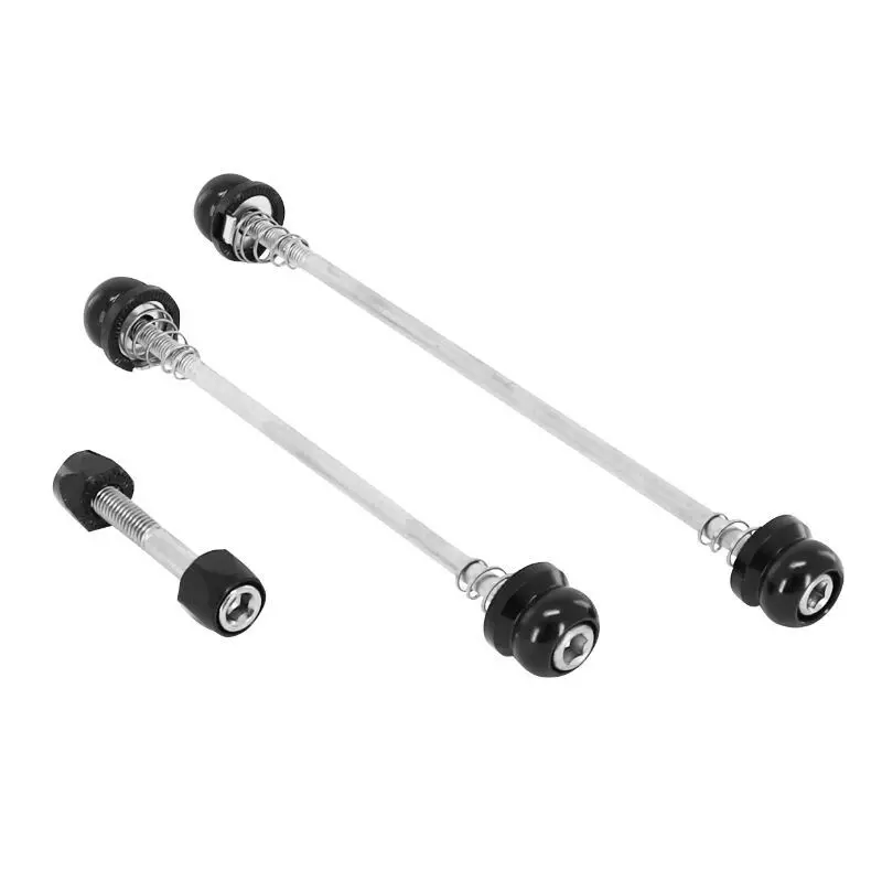 Sats med 3 främre och bakre hjulspärrar för mountainbike med sadelklämma och insexnyckel Newton
