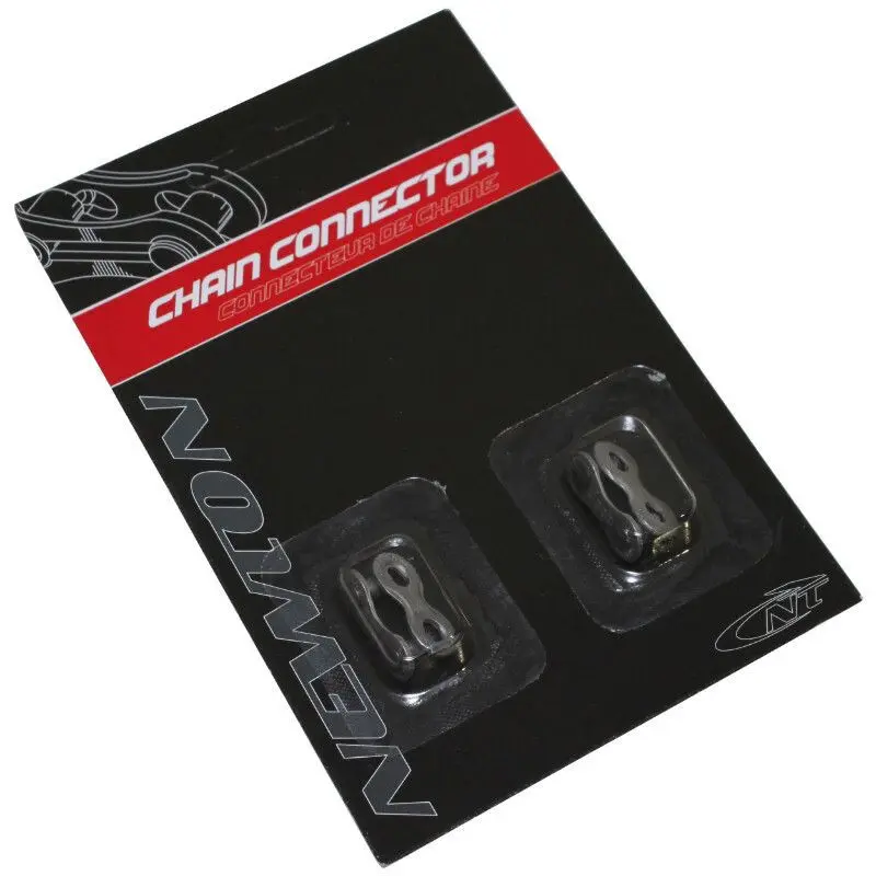 Set med 2 rostfria kedjekopplingar (snabbkoppling) Newton Shimano-Sram 7-8 v