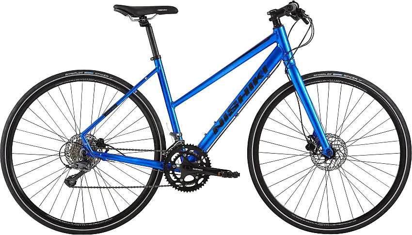 Nishiki Comp-Air dam svart/blå