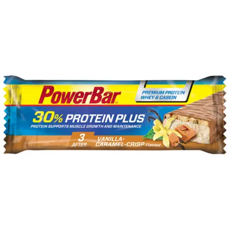 Batch om 15 barer PowerBar ProteinPlus 30 % - Caramel- Vanilla crisp