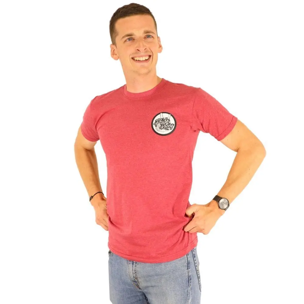 T-shirt för barn Pride Racing Patch V2 Vintage Heather