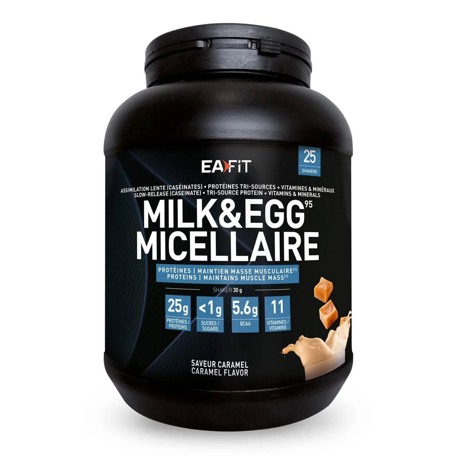 Mjölk & Ägg 95 Micellära karamell EA Fit