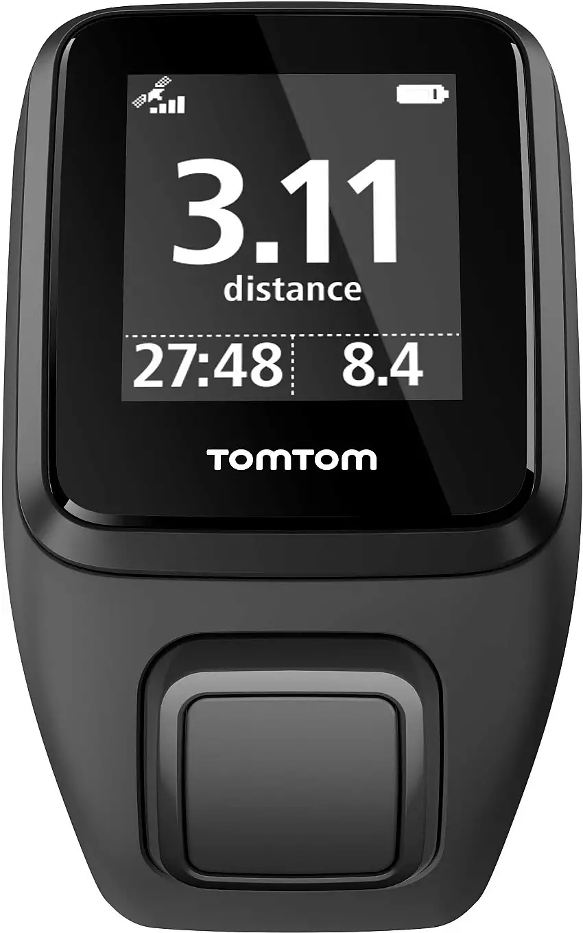 Träningsklocka Tomtom Runner 3 Cardio small svart/grön