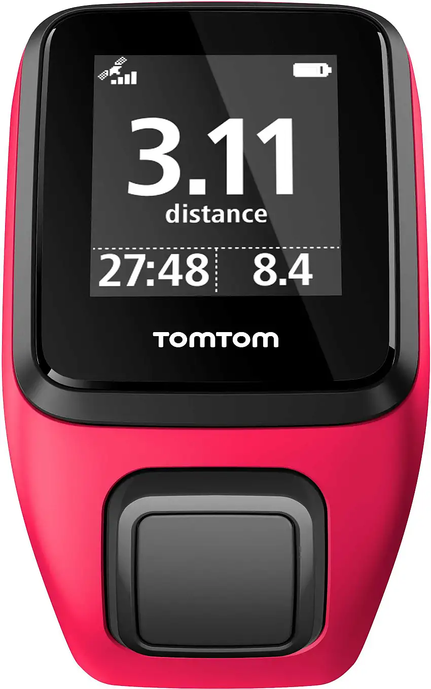 Träningsklocka Tomtom Runner 3 Cardio + Music small rosa/orange