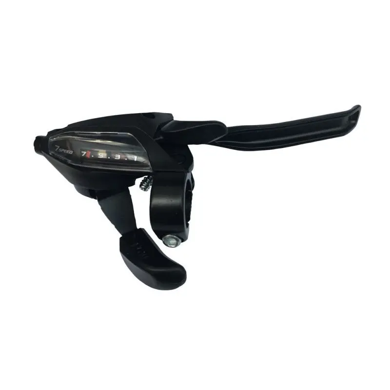 4-fingers högerhandsbroms och växelspak Shimano ST-EF500 V-Brake