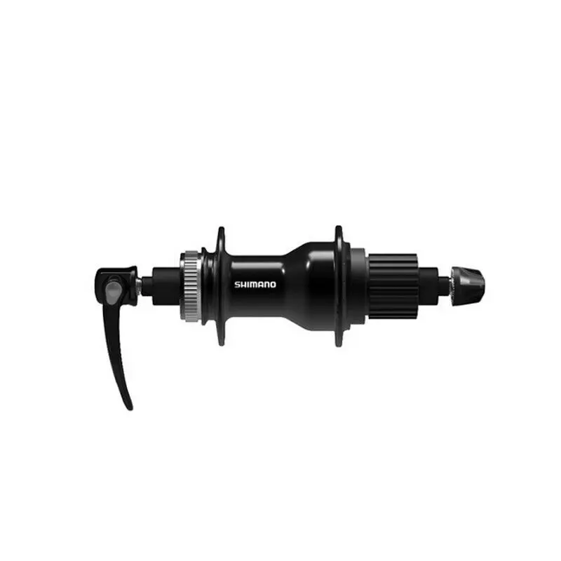 Bakre skivnav, för snabbkoppling med centrumavstånd, med kassetthus Shimano Center lock Micro spline