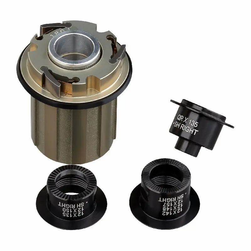 Frihjulshus i aluminium för nav med adaptrar Spank Shimano Oozy / Spike