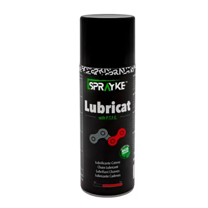 Smörjmedel för cykelkedjor vid våta förhållanden Sprayke Lubricat