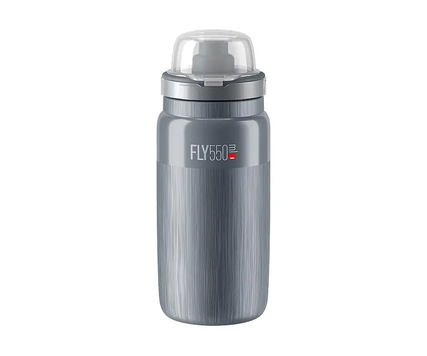 Flaska Elite FLY MTB TEX Grey Grey Logo 550ml
