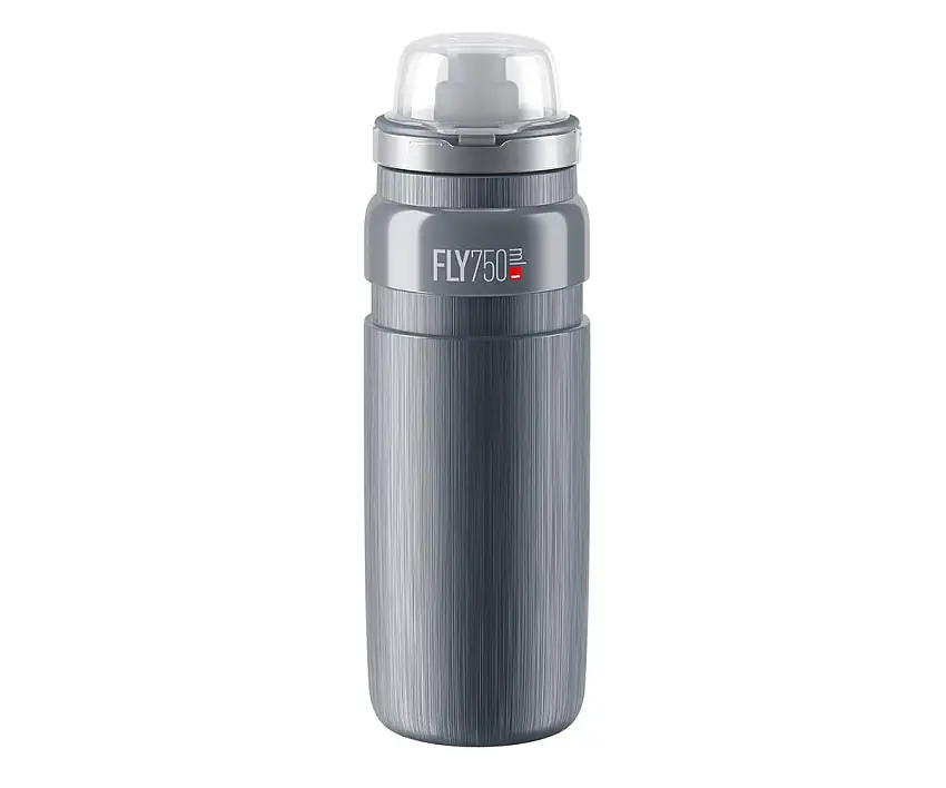 Flaska Elite FLY MTB TEX Grey Grey Logo 750ml