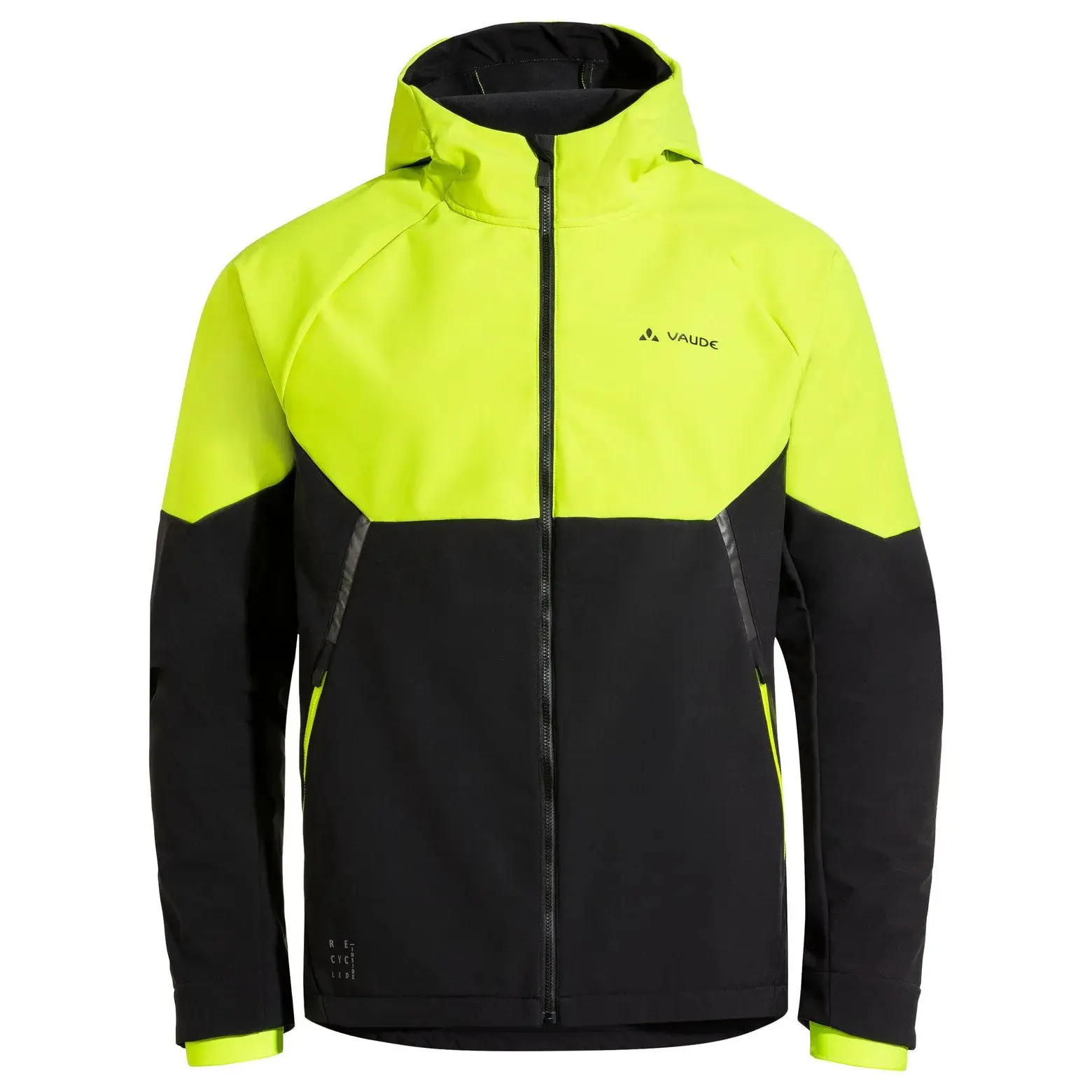 Vattentät jacka med huva och dragkedja VAUDE Qimsa Softshell