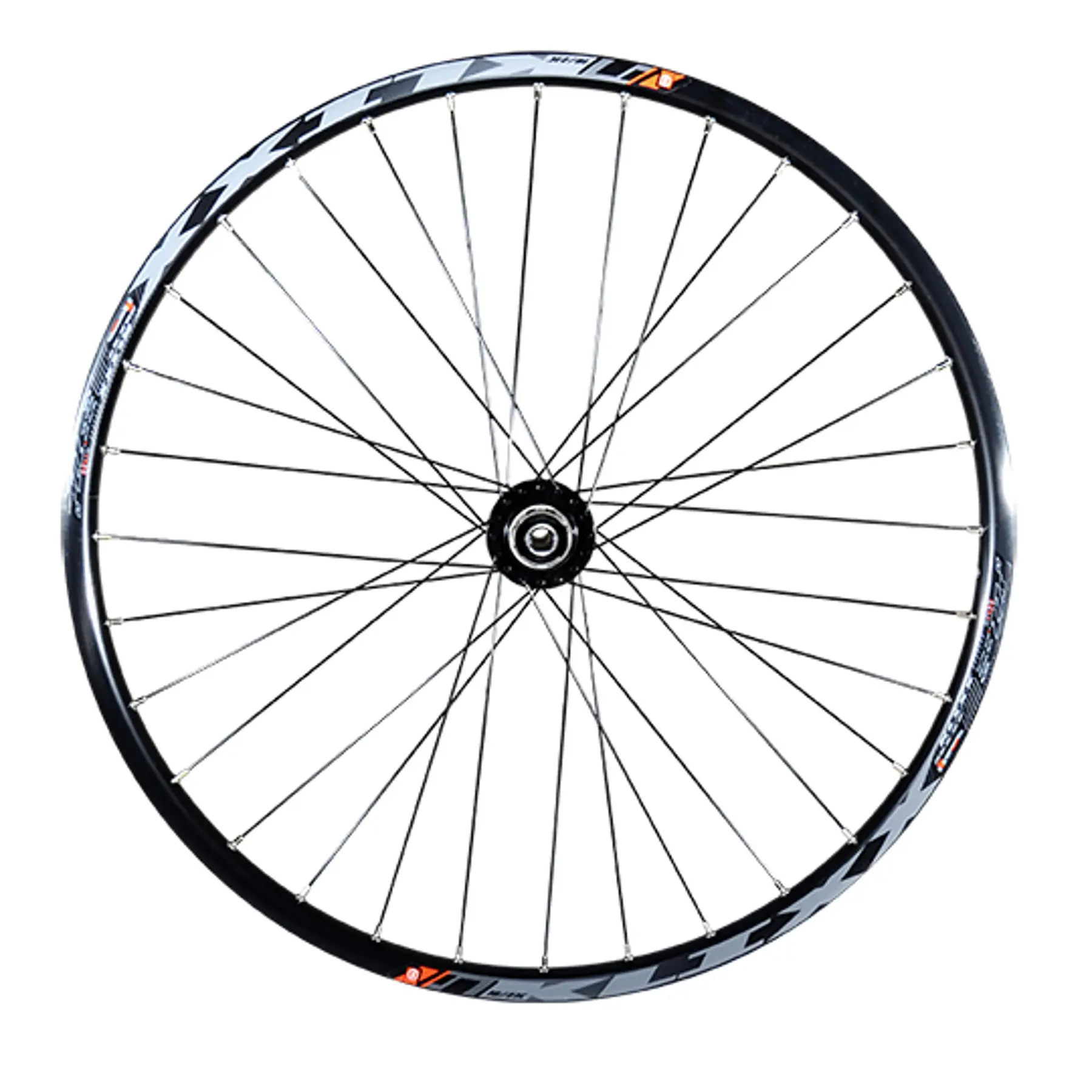 Bakhjul cykel k7 fälg skiva 6 hål axel genomgående Velox Klixx Tubeless Ready