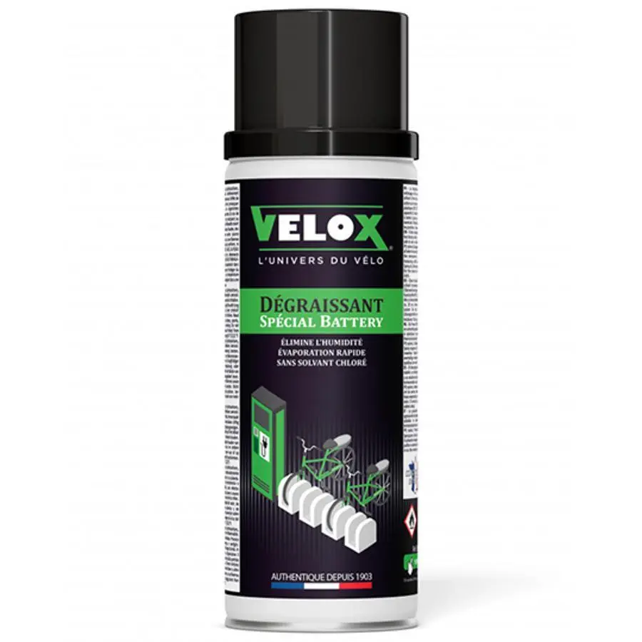 Specialrengöringsmedel/fettningsmedel för batterier Velox Vae / E Bike Aerosol