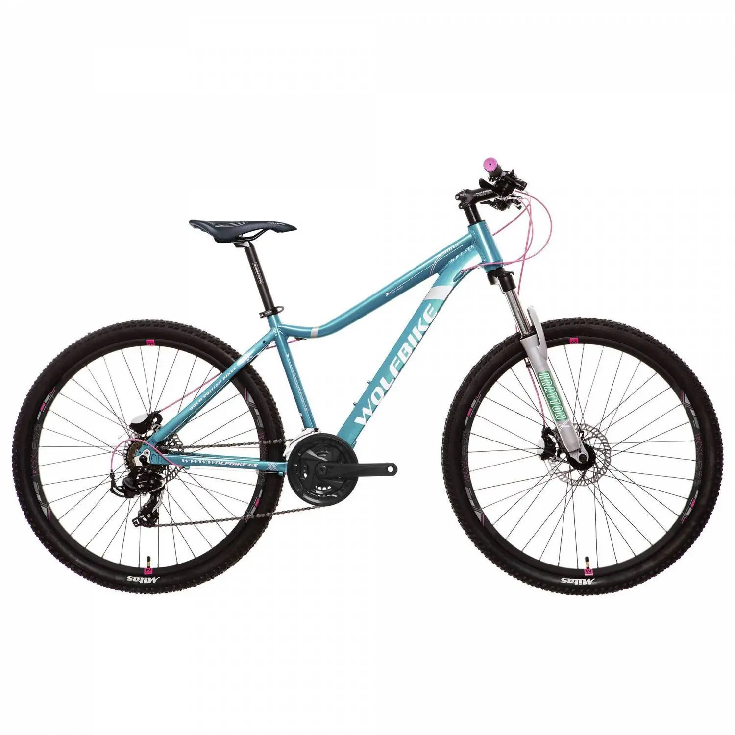 Elektriska mountainbikes för barn Wolfbike Diva 27