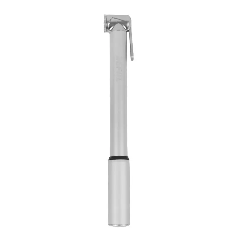 Mini alu silver 8bars däckpump med clips Zefal VP-VS
