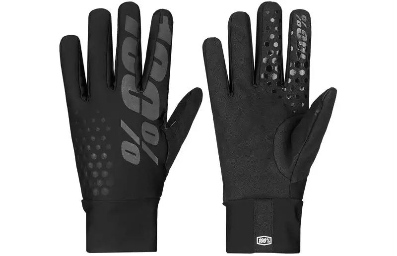 100% Hydromatic Brisker Gloves Black