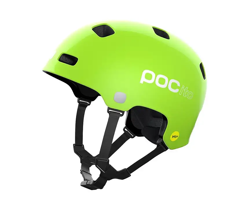 Cykelhjälm POC Pocito Crane Mips Gul/Grön