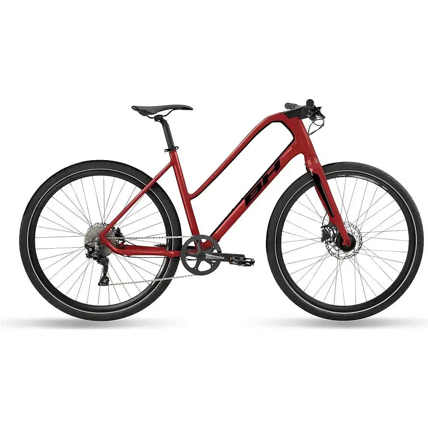 Hybridcykel BH Hybrid Silvertip Jet Lite red/black/red