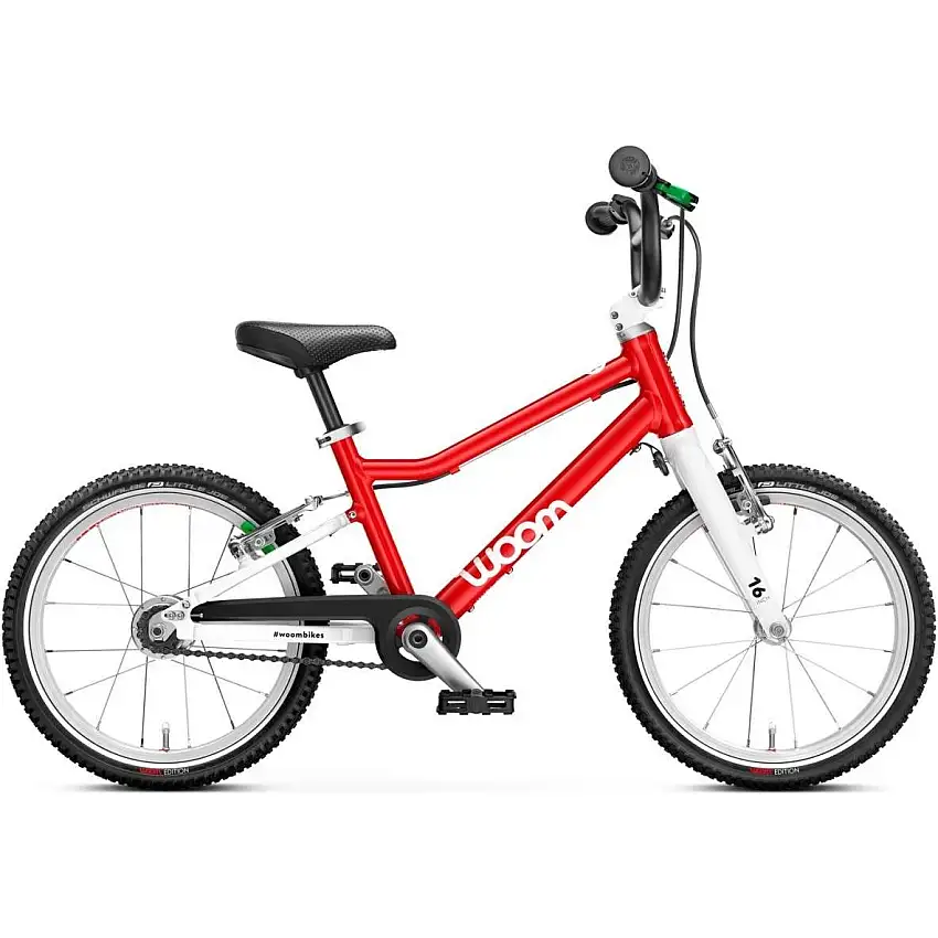 Barncykel Woom Original 3 Automagic Röd 16"