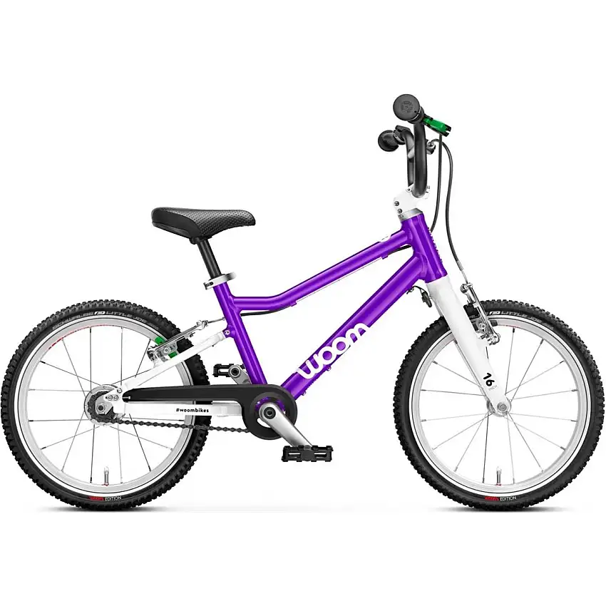Barncykel Woom Original 3 Automagic Lila 16"