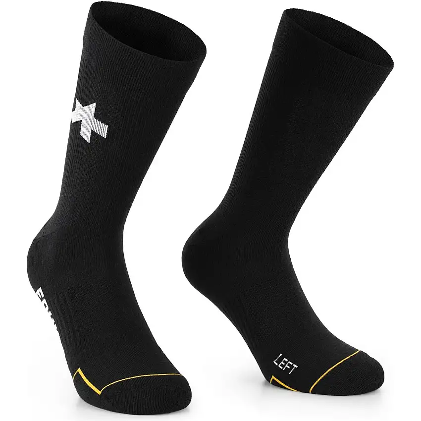 Assos Cykelstrumpor RS Spring Fall Svart
