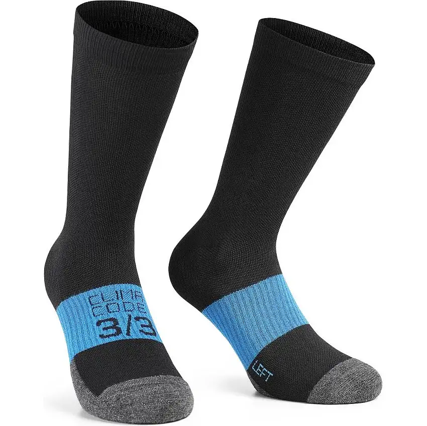Assos Cykelstrumpor Winter Evo Svart