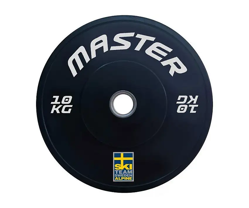 Viktskiva Master Fitness Bumper Ski 25 kg