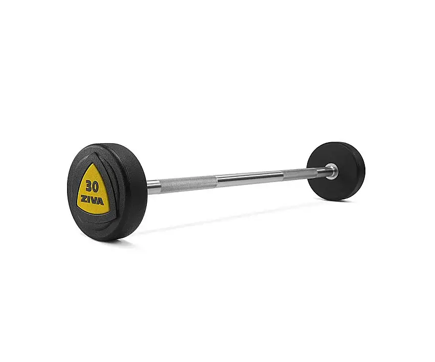 Skivstång Ziva Zvo Solid Steel Urethane 45 kg