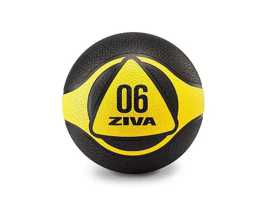 Medicinboll Ziva Svart/Gul 10 kg