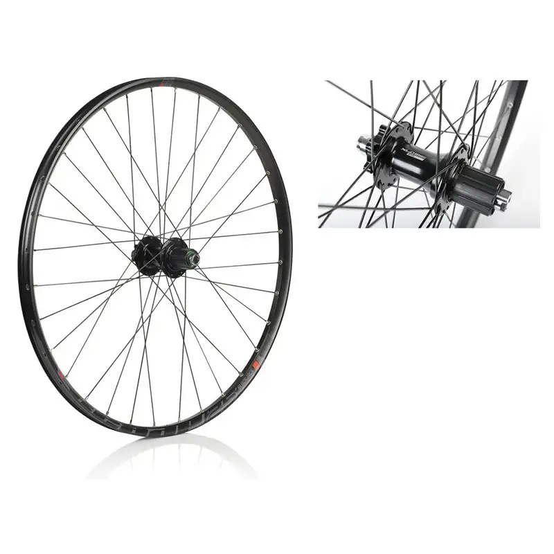 Bakhjul XLC Rodi Ready 25 12x148 27,5" SRAM/Shimano 6-bolt Disc Svart