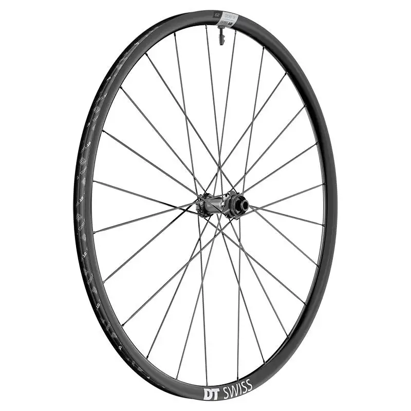 Framhjul DT Swiss E 1800 Spline DB 12x100 28" CL Disc TLR Svart