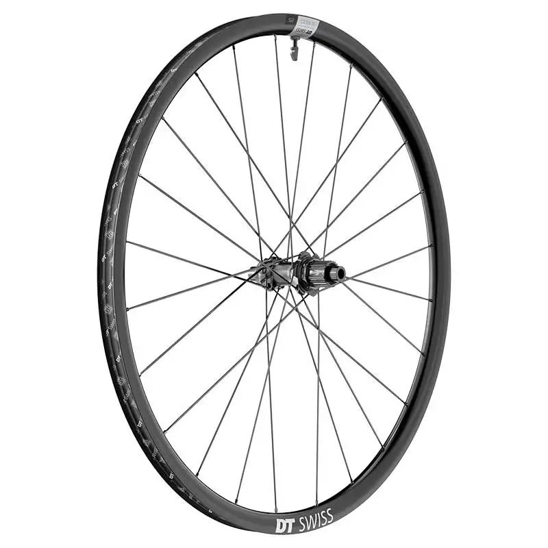 Bakhjul DT Swiss G 1800 Spline DB 25 12x142 28" Shimano Micro Spline 12-speed CL Disc TLR Svart