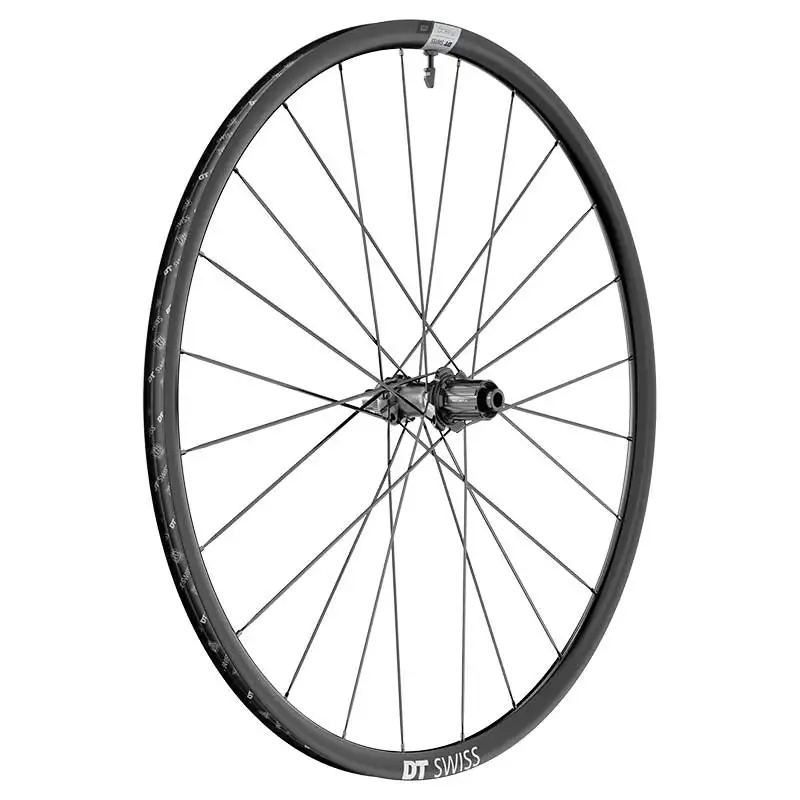 Bakhjul DT Swiss P 1800 Spline DB 12x142 28" SRAM/Shimano 10/11-speed CL Disc TLR Svart