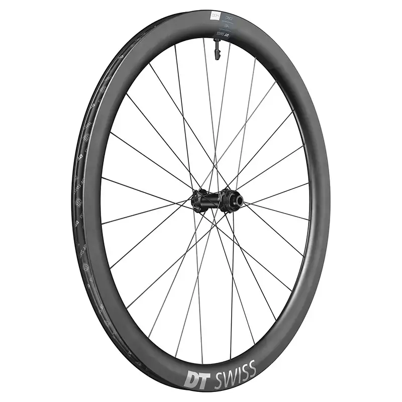 Framhjul DT Swiss CRC 1400 Spline DB 12x100 28" CL Disc TLR 45 mm Svart