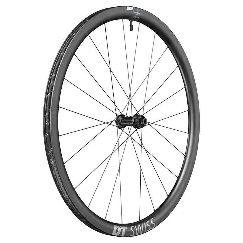Framhjul DT Swiss CRC 1400 Spline DB 12x100 28" CL Disc TLR 35 mm Svart