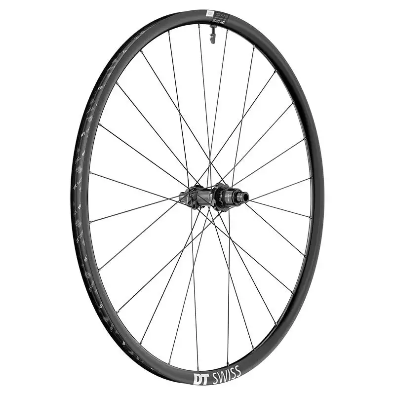 Bakhjul DT Swiss ER 1600 Spline DB 12x142 28" XDR 12-speed CL Disc TLR Svart