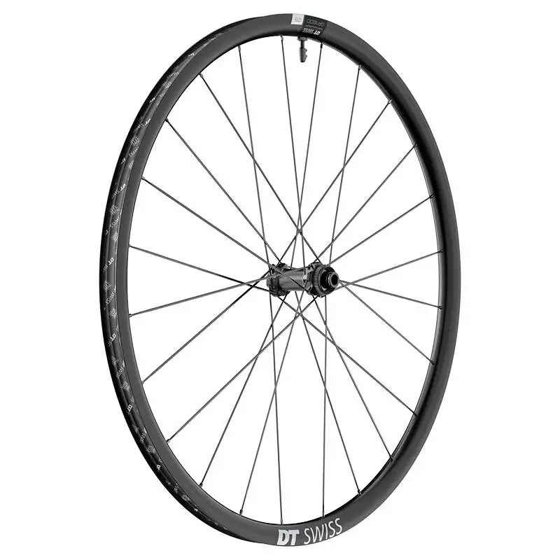 Framhjul DT Swiss GR 1600 Spline DB 25 12x100 28" CL Disc TLR Svart