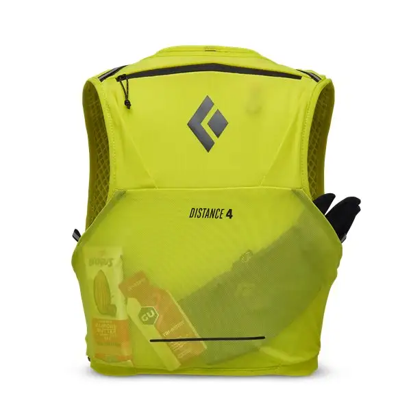 Löparväst Black Diamond Distance 4 Hydration Vest Dam Gul