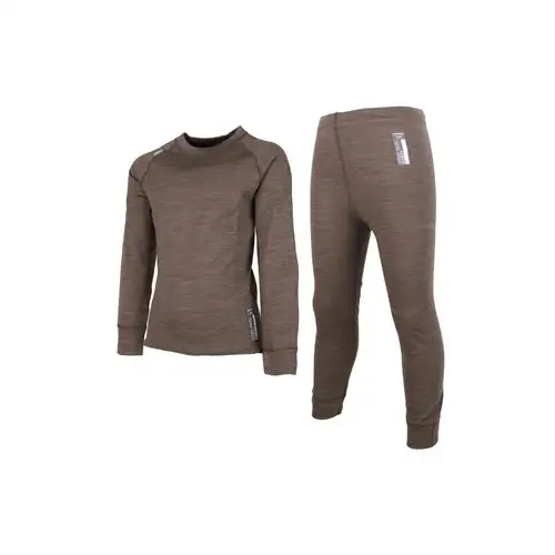 Barnunderställ Lindberg Merino Set Junior Beige