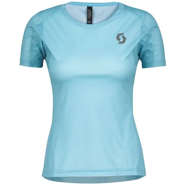 T-shirt Scott Trail Run S/SL Shirt Dam Blå