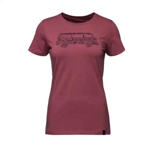 T-Shirt Black Diamond SS Vantastic Tee Dam Röd