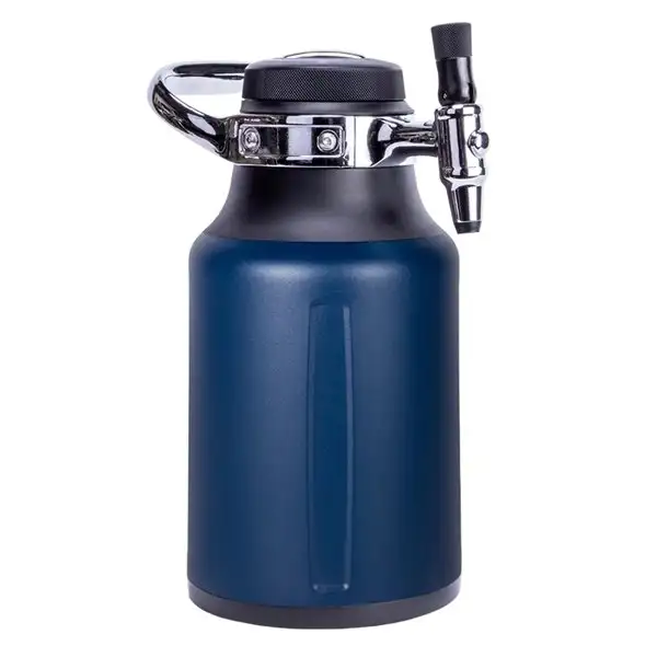 Flaska GrowlerWerks Ukeg Go 1.9 Liter Blå OS