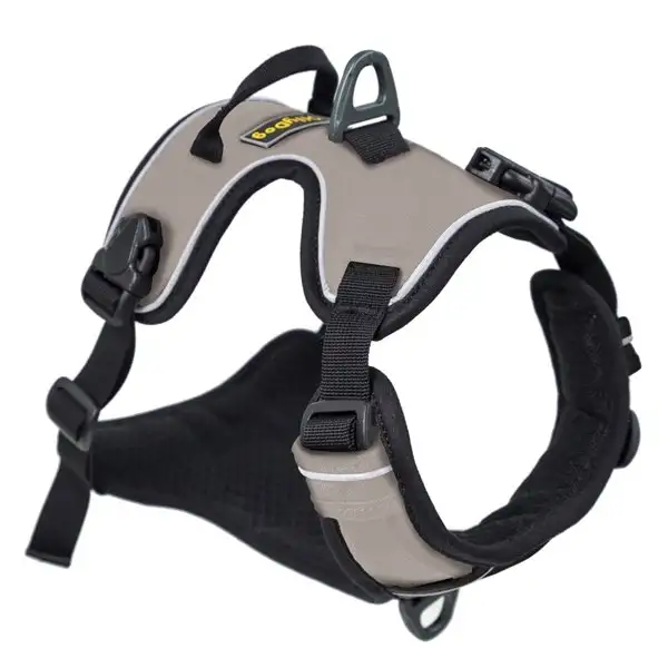 Vardagssele OllyDog Alpine Reflective Harness Beige