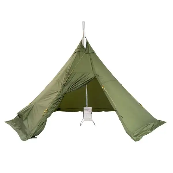 Tipitält Helsport Pasvik 10-12 Outertent Incl. Pole Grön OS