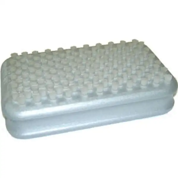 Handborste Red Creek White Fin Nylon Racing Silver OS