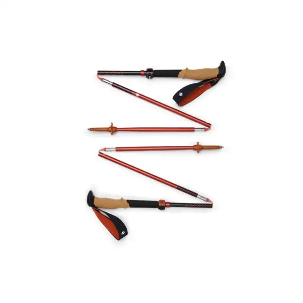 Gångstav Black Diamond Pursuit Flz Trekking Poles Svart/Röd