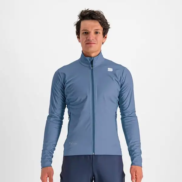 Skidjacka Sportful Squadra Jacket Herr Blå