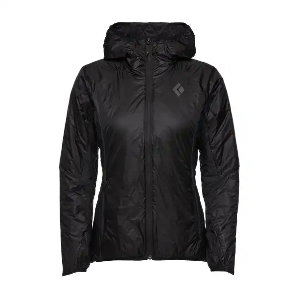 Skidjacka Black Diamond Vision Hybrid Hoody Dam Svart