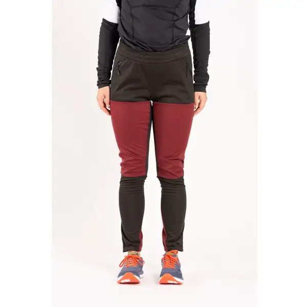 Skidbyxor Fischer Åsarna 2 Softshell Pants Dam Svart/Röd