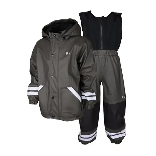 Regnjacka Lindberg Fagerhult Rain Set Fleece Junior Grå